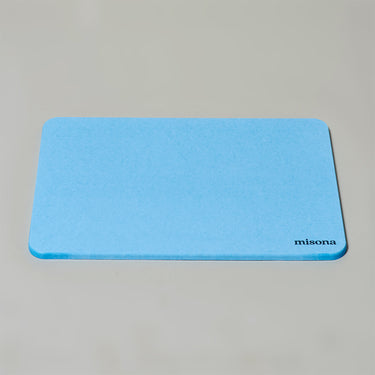 Blue diatomite bath mat, natural stone bath mat