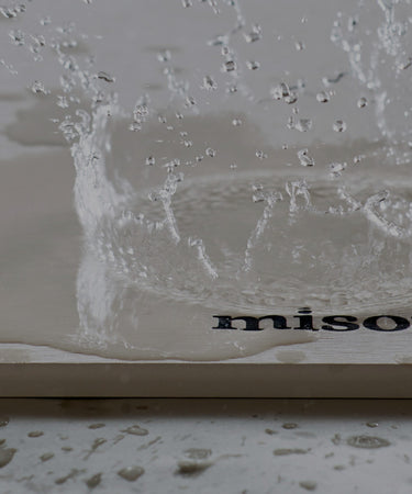 Misona stone bath mat made from diatomite - off white colour.