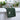 Green bathroom towels made from bamboo cotton.